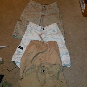 Khaki shorts size 8,my son has out grown them.each pair sold separately.